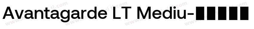 Avantagarde LT Mediu字体转换